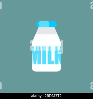 Milk icon isolated. food sign. Symbol for mobile application Stock Vector