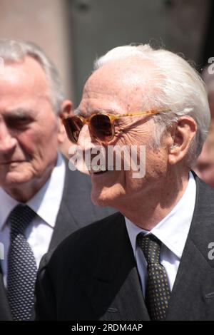 Munich, Germany. 22nd July, 2023. Duke Franz of Bavaria after the thanksgiving service for his 90th birthday in St. Michael's Church. Credit: Michael Faulhaber/dpa/Alamy Live News Stock Photo