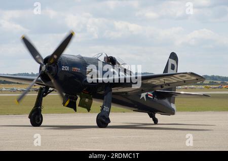 Grumman F8F Bearcat, G-RUMM, 12174, Flying Legends 2023, Church Fenton, Leeds, Stock Photo