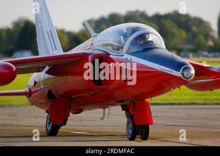 Folland Gnat T1, G-RORI, XR538,  Church Fenton Air Display, Leeds. Stock Photo