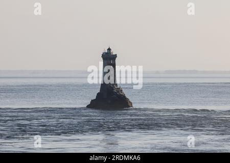 La Vielle Lighthouse, Brittany, France - July 2023 Stock Photo