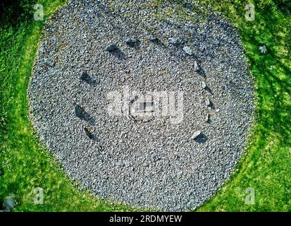 Temple Wood South Cairn, Kilmartin Glen Neolithic Site, Kilmartin, Argyll, Scotland Stock Photo