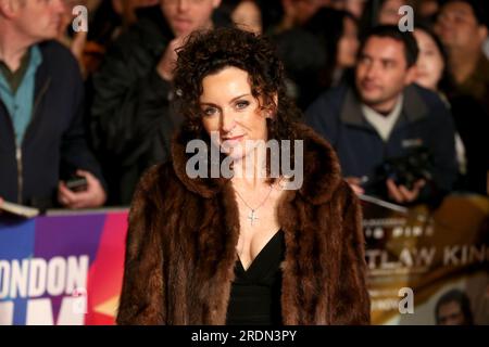 Gillian Berrie attends the European Premiere of 'Outlaw King' during BFI London Film Festival in London. Stock Photo