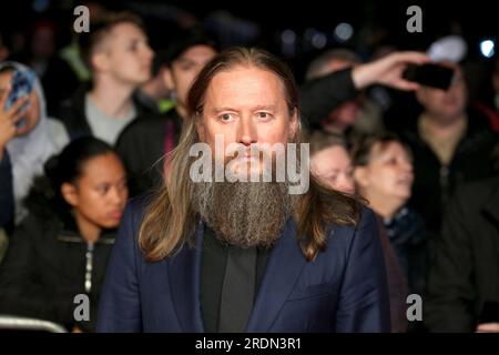 Director David Mackenzie attends the European Premiere of 'Outlaw King' during BFI London Film Festival in London. Stock Photo