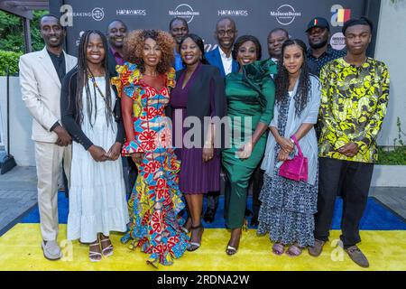 Los Angeles, USA. 21st July, 2023. CHADIANS attend Black-Tie Dinner Party In Honor of Her Excellency Kitoko Gara Ngoulou, Ambassador of Chad at home of Phil Westbrooks, Los Angeles, CA July 21, 2023 Credit: Eugene Powers/Alamy Live News Stock Photo