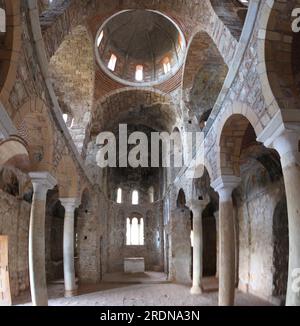 Monuments in city of Mystra Stock Photo