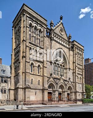 Clinton Hill Historic District: 279 Lafayette Avenue, Emmanuel Baptist Church, designed by Francis Kimball and built in 1887. Stock Photo