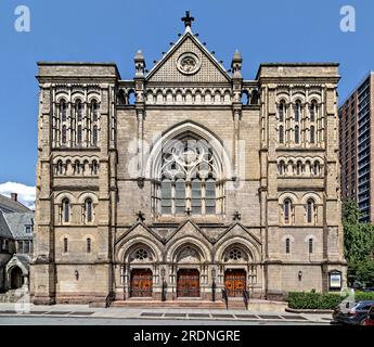 Clinton Hill Historic District: 279 Lafayette Avenue, Emmanuel Baptist Church, designed by Francis Kimball and built in 1887. Stock Photo