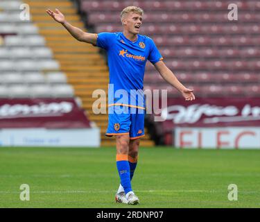 Bradford, UK. 22nd July, 2023. Andy Smith #26 of Hull City during the Pre-season friendly match Bradford City vs Hull City at University of Bradford Stadium, Bradford, United Kingdom, 22nd July 2023 (Photo by James Heaton/News Images) in Bradford, United Kingdom on 7/22/2023. (Photo by James Heaton/News Images/Sipa USA) Credit: Sipa USA/Alamy Live News Stock Photo