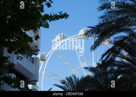 Noria in the city centre of Almeria, Spain Stock Photo