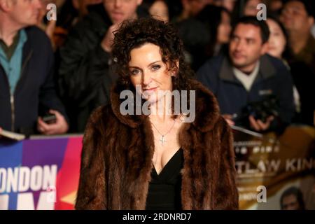 London, UK. 17th Oct, 2018. Gillian Berrie attends the European Premiere of 'Outlaw King' during BFI London Film Festival in London. (Photo by Fred Duval/SOPA Images/Sipa USA) Credit: Sipa USA/Alamy Live News Stock Photo