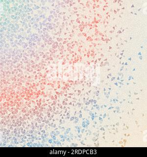 Abstract geometric background. Appealing scattered low poly triangles with colored gradient. Charming vector illustration. Stock Vector