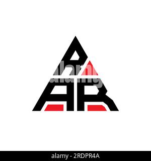 Logo Symbol Rar RAR triangle letter logo design with triangle shape. RAR triangle logo ...