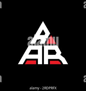 Logo Symbol Rar RAR triangle letter logo design with triangle shape. RAR triangle logo ...
