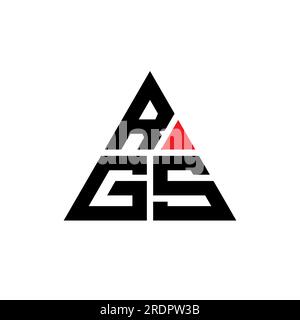 RGS Triangle Letter Logo Design With Triangle Shape. RGS Triangle Logo ...