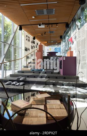 Vabamu Museum of Occupations and Freedom Interior in Tallinn, Estonia Stock Photo