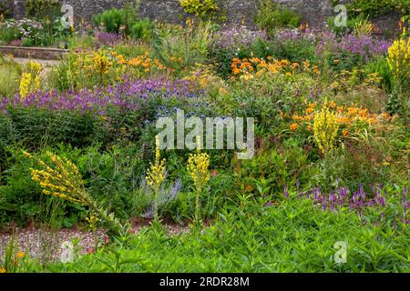 The Gravel Garden by garden designer Tom Massey supported by Sarah Mead, at Yeo Valley's The Organic Garden, in Blagdon, Somerset Stock Photo