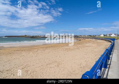 Trearddur Bay in North Wales on the Isle of Anglesey Stock Photo