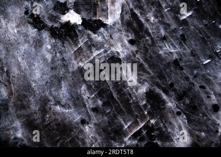 Marble macro texture crystal macro detail texture background. close-up raw rough unpolished semi-precious gemstone Stock Photo