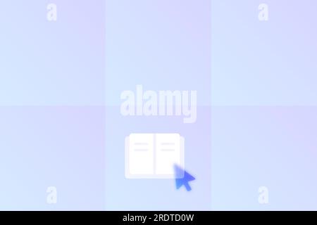 e lerning glass morphism trendy style icon Stock Vector