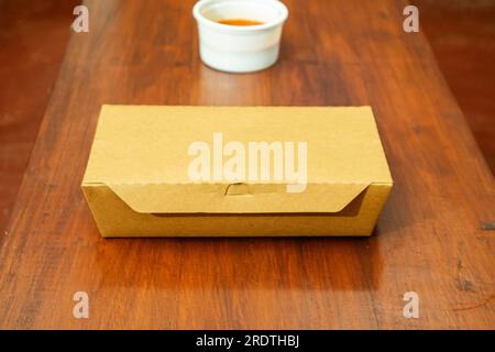 Empty Lunch Box Mockup Stock Photo