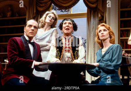 l-r: Simon Cadell (Charles), Joanna Lumley (Elvira), Marcia Warren ...