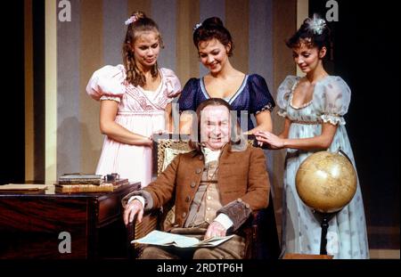 l-r: Tessa Peake-Jones (Lizzy Bennet), James Warwick (Mr D’Arcy), Gwynn ...