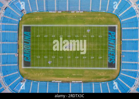 Bank of America Stadium is home to the NFL?s Carolina Panthers in Charlotte, NC Stock Photo