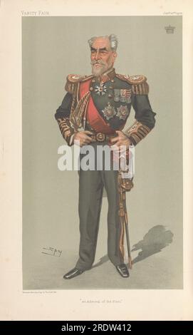 Vanity Fair: Military and Navy; 'An Admiral of the Fleet', The Earl of Clanwilliam, January 22, 1903 1903 by Leslie Ward Stock Photo