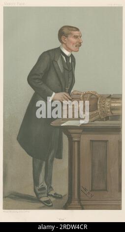 Politicians - Vanity Fair - 'War'. William St. John Fremantie Brodick (The Secretary of State for War). Jul 18, 1901 1901 by Leslie Ward Stock Photo