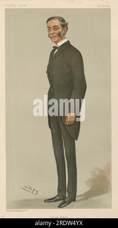 Politicians - Vanity Fair. 'Foreign Affairs'. Sir Thomas Henry Sanderson. 10 November 1898 1898 by Leslie Ward Stock Photo
