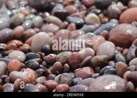 Stony beach Stock Photo