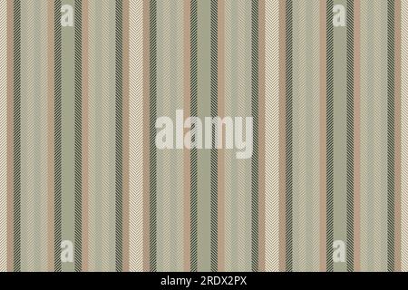 Fabric background textile of seamless vertical vector with a stripe pattern lines texture in pastel and orange colors. Stock Vector