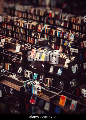 interior of vintage book store Stock Photo - Alamy