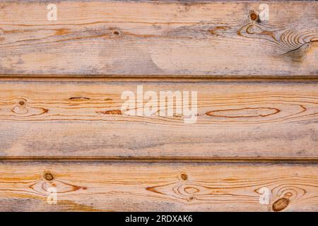 Three horizontal wooden boards with blue hue background asset Stock Photo