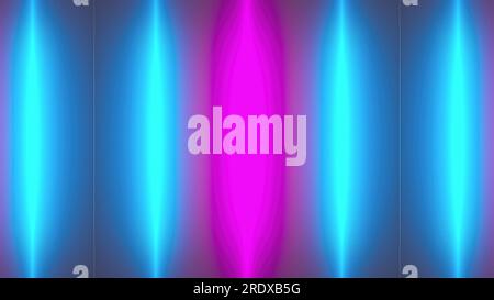 Vertical neon lines. Computer generated 3d render Stock Photo
