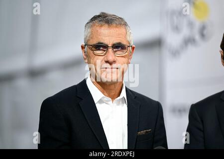 Laurent Jalabert during the stage 21 of the Tour de, France. , . in Paris, France. Photo by Victor Joly/ABACAPRESS.COM Credit: Abaca Press/Alamy Live News Stock Photo