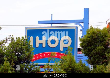 iHop restaurant sign, Los Angeles Stock Photo - Alamy