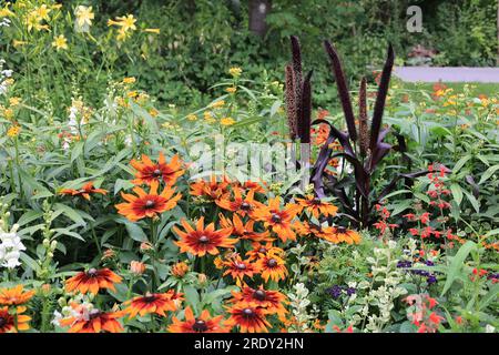 Impressionen von der Landesgartenschau 2023 in der Stadt Höxter in Nordrhein-Westfalen Stock Photo