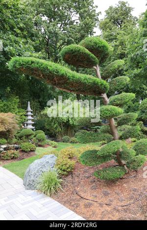 Impressionen von der Landesgartenschau 2023 in der Stadt Höxter in Nordrhein-Westfalen Stock Photo