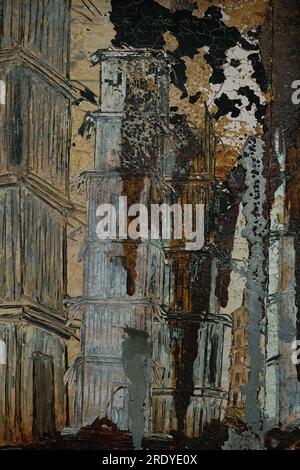 Detail: Auguste Rodin: Les Cathédrales de France (August Rodin: The Cathedrals of France) Anselm Kiefer - KIEFER RODIN; 14 March - 22 Octobre 2017 at Stock Photo