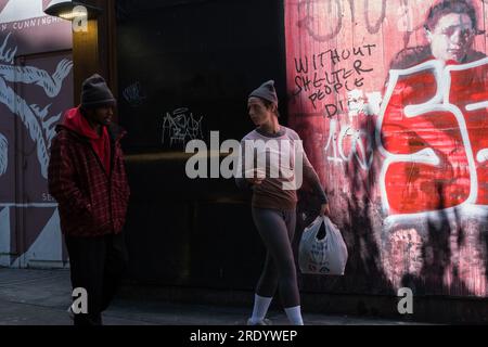 Seattle, USA. 29 Jun, 2023. People in Westlake shopping district. Stock Photo