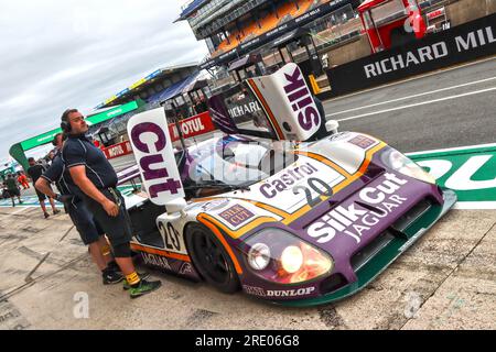 S989◆INTER TEC 1988 レーシング カーレース ジャケット L le-mans-classic-2023-jaguar-