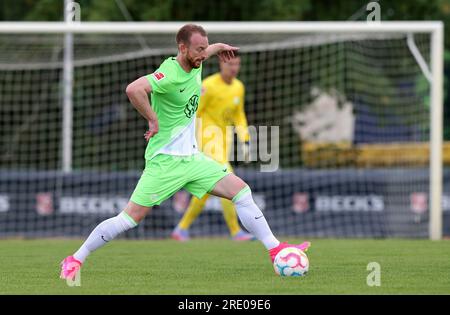 firo : 07/15/2023, football, soccer, 1st league, 1st Bundesliga, season 2023/2024, test match, VfL Wolfsburg - Beck's selection Maximilian ARNOLD, Wolfsburg, single action Stock Photo