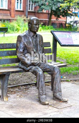 The Alan Turing Memorial statue in Sackville Park Manchester, England ...