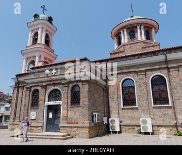 Exterior of the Sveta Petka (Saint Paraskeva ) Orthodox Church in Plovdiv Bulgaria. July 24, 2023. Stock Photo