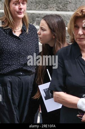 Jane Birkin's Daughters Hold Hands At Mom's Funeral In Paris