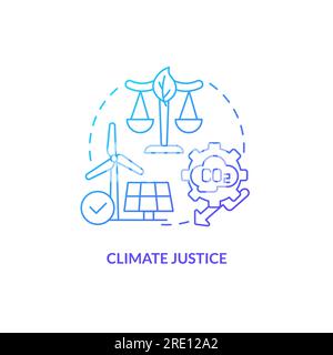2D climate justice concept icon Stock Vector Image & Art - Alamy