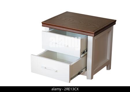 nightstand isolated on white background Stock Photo