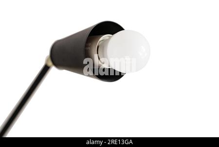light bulb in a plafond isolated on white background Stock Photo